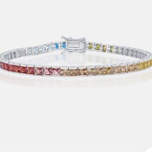 Elegant Multicolor Tennis Bracelet